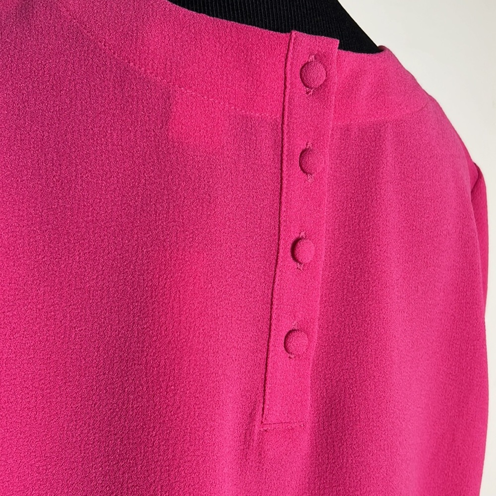CATHERINE MALANDRINo Pink Blouse L - Picture 4 of 6